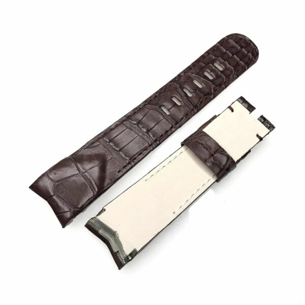 1625728314-Alligator-leather-strap-for-Corum-Admirals-cup-watch (9) Replacement Corum watch band for sale - Admirals Cup strap brown Alligator leather bracelet