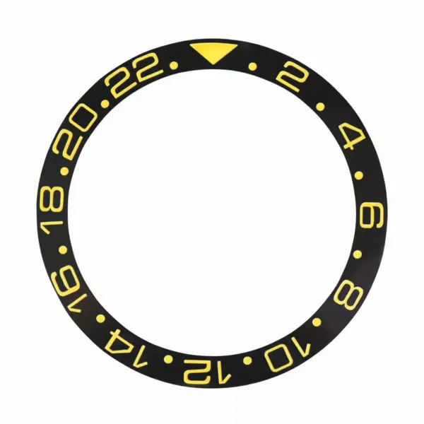 2-Tone Black Ceramic Bezel insert for Rolex GMT-Master II