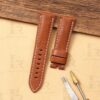 Buy Custom Brown calfskin leather Strap for Panerai replacement 22mm 24mm watch band for sale (2)