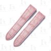 Buy Custom Cartier Santos 100 Pink alligator leather watch strap replacement watch bands