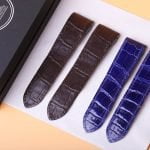 Cartier Santos 100 Anniversary brown alligator leather watch band strap