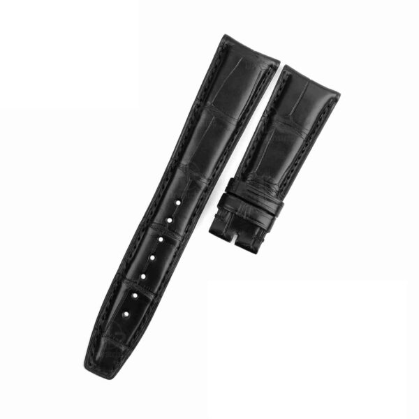22mm replacement black leather watch band curved end fit for IWC Portuguese strap 22mm replacement black leather watch band curved end fit for IWC Portuguese strap