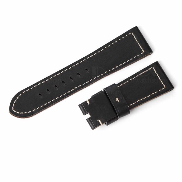 Handmade Dark Brown Leather Watch band DR-087 for PAM - Panerai Strap 22mm 24mm 26mm
