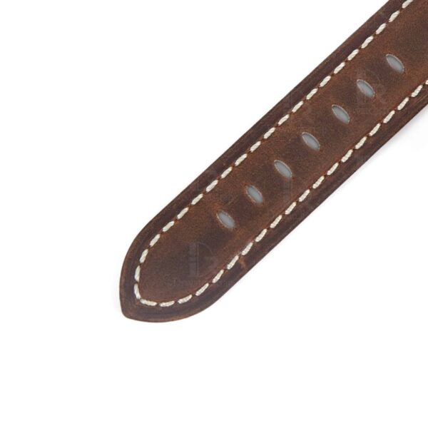 Best quality brown calfskin Panerai replacement strap 24mm 22mm 26mm & leather OEM Custom watch band for Panerai Luminor Due Radiomir watches from DR Watchstrap - Shop and buy calf leather handmade OEM straps and watch bands online at a low price