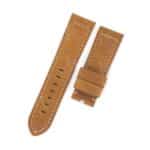 Custom Panerai Luminor Radiomir Submersible Crocodile Strap Brown Leather watch band 24mm 22mm