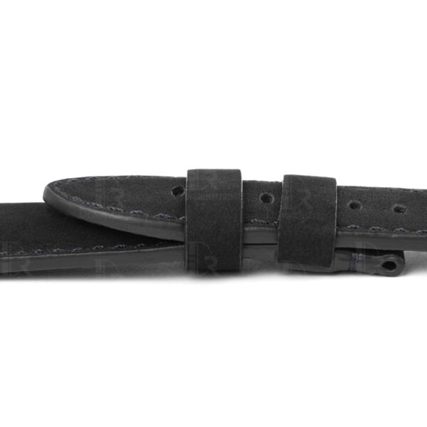 Custom OEM Premium calf material black leather Panerai strap 24mm 26mm 22mm & watch band replacement for Panerai Luminor Due Radiomir luxury watches for sale - Shop the best quality calfskin watch straps and watch bands from DR Watchstrap online at a low price