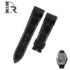 Custom handmade Grade A alligator black leather Franck Muller Conquistador strap and watch band replacement for Franck Muller Conquistador Grand Prix 8900 9900 SC DT GPG luxury watches - Best quality crocodile watch bands online at a low price