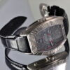 Buy handmade replacement black leather strap & band fit for Franck Muller 8900 watches OEM Wholesale