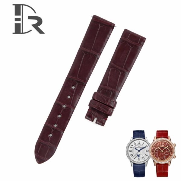 Jaeger Lecoultre Rendez Vous strap Red leather