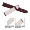 Handmade burgundy leather strap fit for Jaeger-Lecoultre Rendez-Vous Moon Series