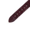 Handmade burgundy leather strap fit for Jaeger-Lecoultre Rendez-Vous Moon Series