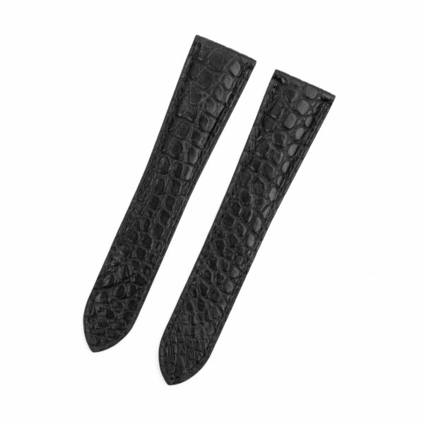 Custom best quality material alligator crocodile Cartier Tank & Ronde solo black brown blue orange green gold watch leather strap and watch band replacement 16mm 18mm 20mm 23mm size compatible with Cartier Tank & Ronde solo small large - Shop the high-end quality straps and watchbands from DR watchstrap