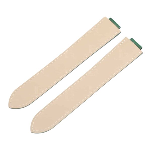 Genuine custom green alligator leaher strap and watch band replacement for Cartier Ballon bleu watches - OEM high-end quality watch bands online at a low price