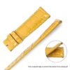 Buy Handmade Yellow Leather watch band for Franck Muller Crazy Hour watch