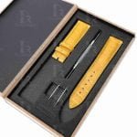 Franck Muller Conquistador 9900 Purple Alligator leather watch strap (1)