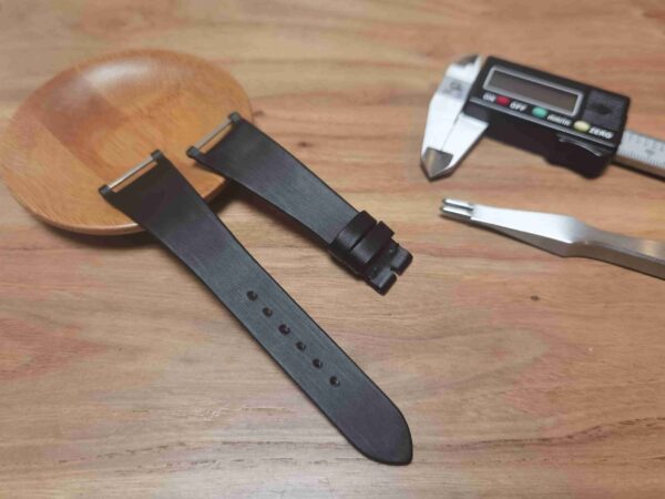 High quality OEM handmade aftermarket satin replacement black brown orange gold green gray cream Patek Philippe watch bands and watch straps online with deployment buckle wrist band compatible with Patek Philippe Twenty-4 for sale