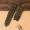 Custom aftermarket OEM best calfskin Oliver green Panerai leather watch straps & watch bands 22mm 24mm 26mm replacement for Panerai Luminor Marina, Radiomir, Submersible luxury watches - Shop the premium best calfskin material leather strap and watch band from Dr watchstrap at a low price