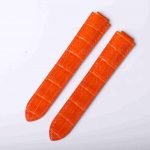 Customized Cartier Ballon bleu green leather watch band