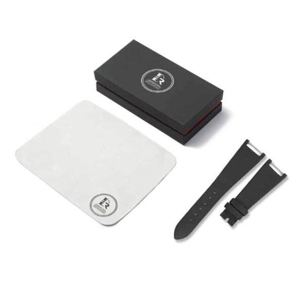 Handcrafted Black Satin Strap for Patek Philippe Twenty-4