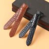 Custom alligator crocodile Cartier Tank & Ronde Solo black brown watch leather strap and watch band replacement 16mm 18mm 20mm 23mm