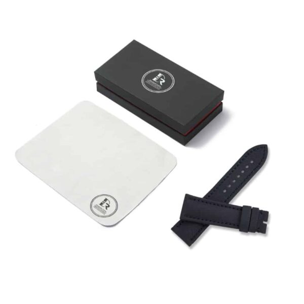 Custom canwas watch band for Blancpain Fifty Fathoms handcrafted Sailcloth Strap