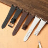 Black brown white satin watch strap for Patek Philippe Twenty-4