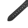 Custom aftermarket black alligator crocodile replacement alligator leather watch strap and watch band for Bvlgari Diagono Aluminium al38a L3276 luxury watches bands online at a low price for mens ladies from dr watchstrap