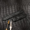 Custom alligator leather watch band for Bvlgari Diagono (1)