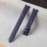 Custom handmade strap for Bvlgari B.zero1 turquoise blue patent leather watch band