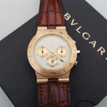 Custom nylon canvas watch band for Bvlgari Bulgari Diagono watch (2)