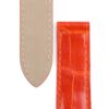 18mm 20mm Genuine best quality American Alligator Orange leather watch strap and watch band replacement for Cartier De Pasha watches from DR Watchstrap - Shop the 100% handmade crocodile leather straps and watch bands online at a low price
