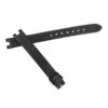 Best quality black Satin Cartier Baignoire watch strap replacement watch band for for Cartier Baignoire watches oniline at a low price - Handmade OEM Cartier straps for sale