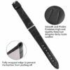 Aftermarket Piaget Altiplano 900p ultra thin black leather watch band lug size 19mm*16mm