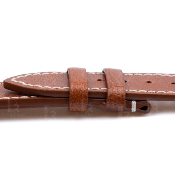 Best quality handmade custom 20mm premium brown Genuine Full Grain vintage Calf Leather strap and watch band for Rolex Submariner, Sky-Dweller, Datejust, Oyster Perpetual, and Air king luxury watches online - Shop the aftermarket premium leather straps and watchbands at a low price