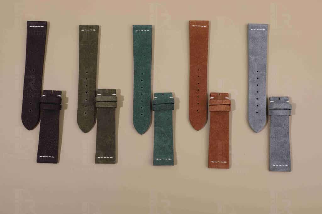 Buy OEM custom leather watch bands from China maker oyster perpetual leather strap discount price