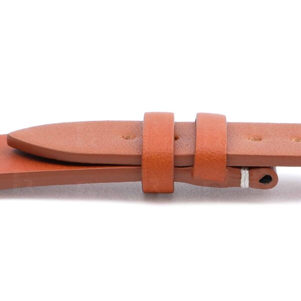 Custom best High-end qualtiy premium calfskin orange replacement leather Rolex Hermes Strap and watchband with 20mm lug size handmade for Rolex, Tudor, Patek Philippe universale watches online at a low price