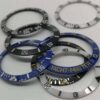 Replacement Submariner 2-Tone Black Ceramic Bezel Insert for sale