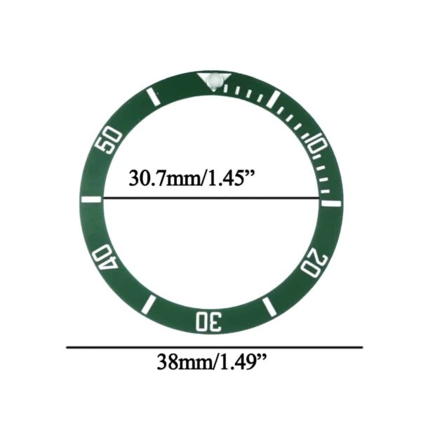 Rolex Hulk Kermit Green Ceramic Submariner Bezel Insert 116610LV replacement