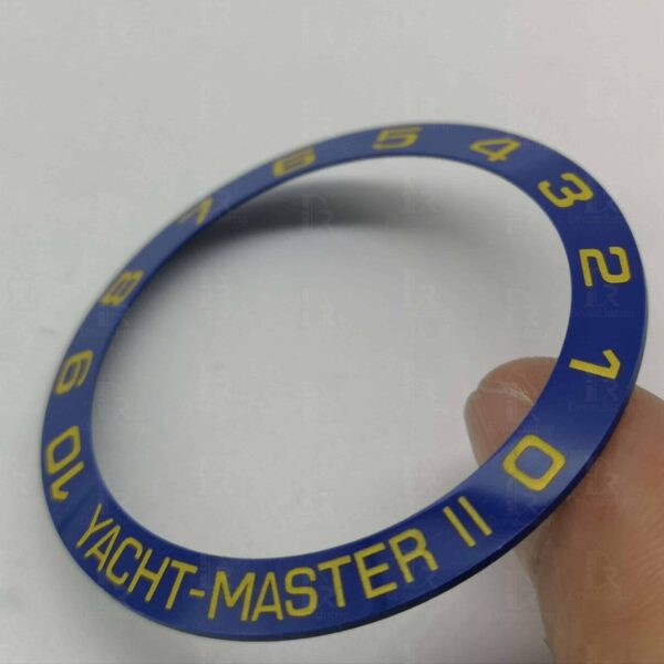 Replacement Yacht Master II Blue Ceramic Bezel Insert for sale