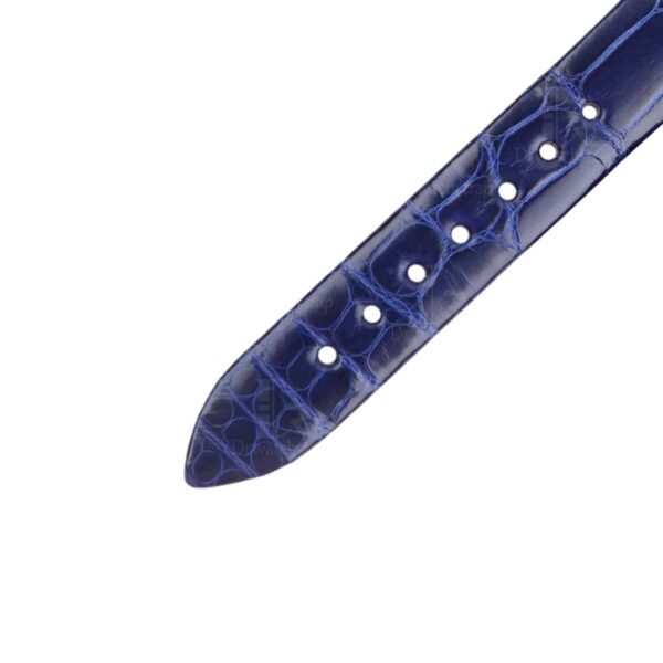 Handmade Blue leather strap fit for Jaeger-Lecoultre Rendez-Vous Moon Series