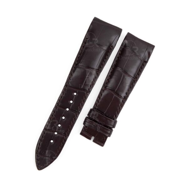 Custom handmade Breguet type xxi strap and watch band for Breguet type xxi flyback chronograph 3810 luxury watches - aftermarket leather straps craftsmanship Brown Grade A American Crocodile watch bands for sale at low price