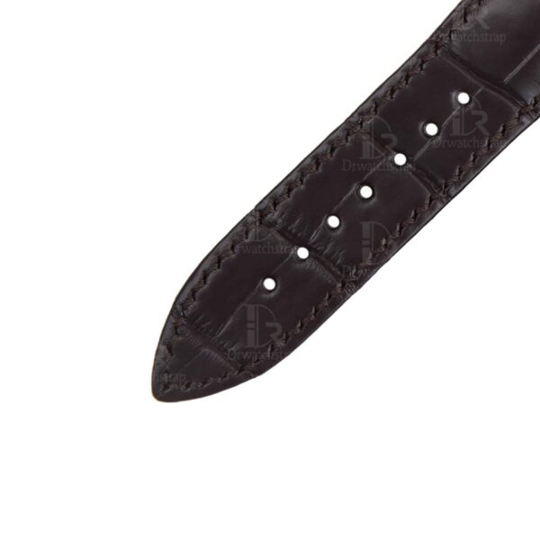 Buy discount price aftermarket Breguet type xxi flyback chronograph 3810 aftermarket strap Leather Strap craftsmanship Black American Crocodile watch bands for sale