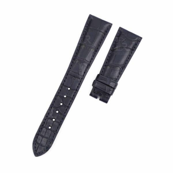 Custom handmade high-end quality Patek Philippe Blue leather watch band craftsmanship wholesale China factory supplier lug size available 12mm 14mm 16mm 18mm 19mm 20mm 21mm 22mm 23mm 24mm