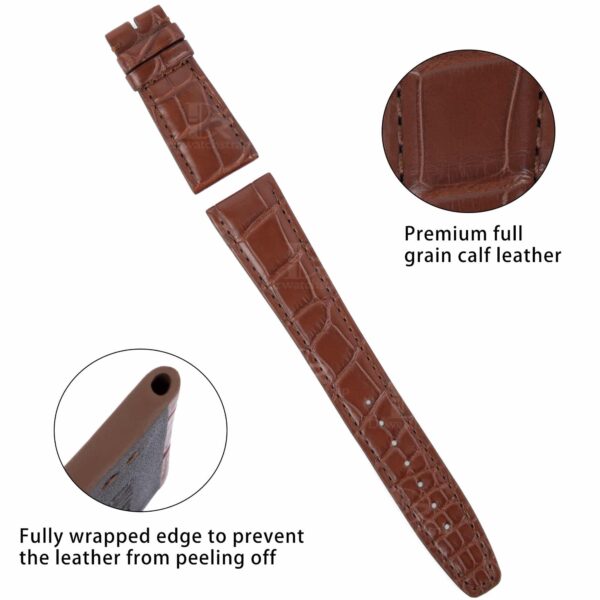 Aftermarket IWC OEM leather watch bracelet for sale 22mm 21mm 20mm