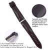 Breguet Type XXI Strap Leather watch band replacement for sale Custom handmade Black American Alligator handcrafted wholesale and retail