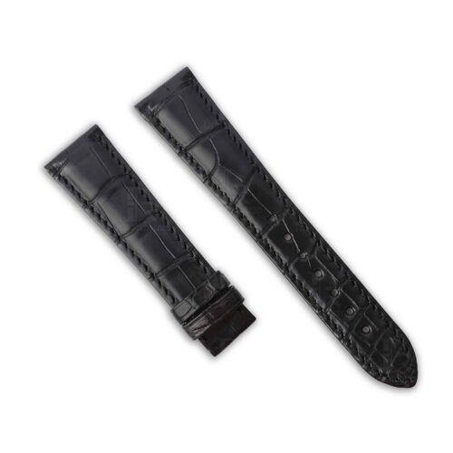 Genuine Black alligator leather strap
