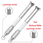 Custom orange velcro strap for Richard Mille watch band replacement