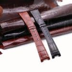patek philippe ladies nautilus 7011 brown leather alligator watch band dr watch strap (4)