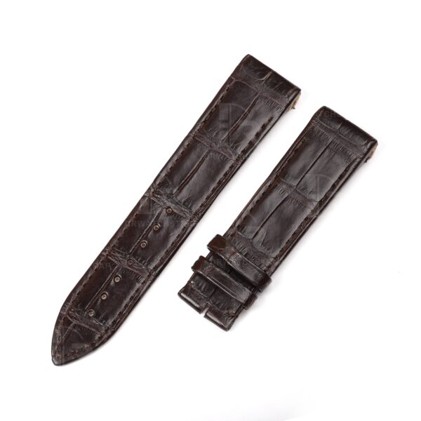 Buy custom Jaeger Lecoultre Reverso Brown leather watch strap 22mm handmade for sale