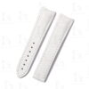 Buy custom Omega Seamaster Planet Ocean 600m white alligator crocodile leather watch strap Handmade watchbands (1)